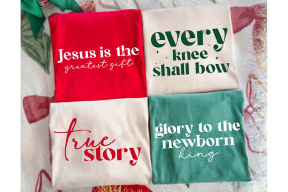 Christian Christmas PNG Bundle: Jesus SVG Graphics for T-Shirt Designs