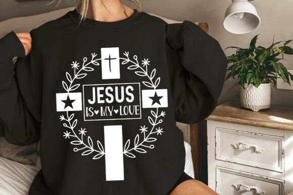 Christian Quotes SVG: Jesus Valentine Graphics for T-Shirt Designs