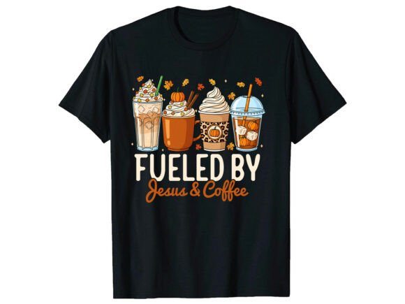 Jesus and Coffee Thanksgiving T-Shirt Graphics