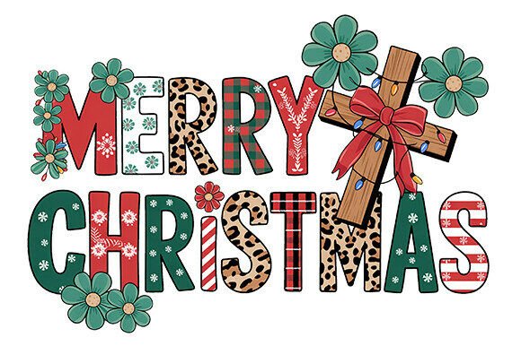 Merry Christmas Christian PNG, Christmas