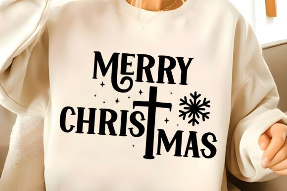 Merry Christmas SVG: Christian Graphics for T-Shirt Designs