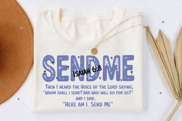 Send Me Christian SVG: Bible Verse Graphics for T-Shirt Designs