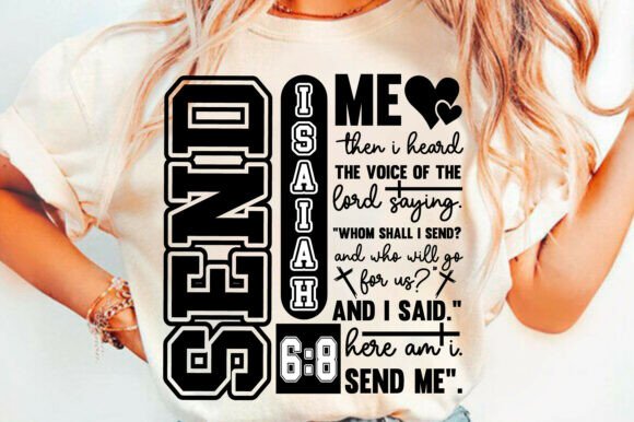 Send Me SVG: Christian Graphics for T-Shirt Designs