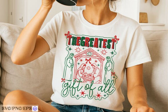 The Greatest Gift of All SVG Christian Graphics